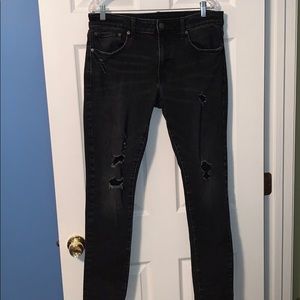 american eagle skinny jeans with holes